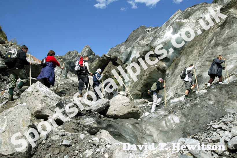 Fox Glacier, Westland National Park, South Island, New Zealand.